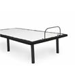Pemberly Row Metal Model H Adjustable Full Bed Base in Black