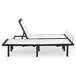 Pemberly Row Transitional Metal Model H Adjustable King Split Bed Base in Black