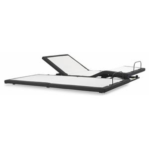 pemberly row adjustable metal model z bed base in black