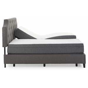 Pemberly Row 10&quot King Split Mattress and Model T Bed Base in White