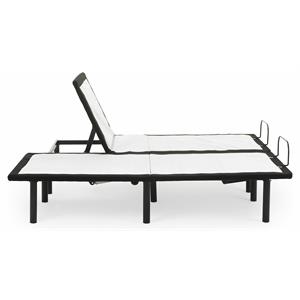 Pemberly Row 12&quot Cal King Split Mattress and H Bed Base in White