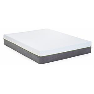 Pemberly Row 12&quot Copper King Premium Memory Foam Mattress in White