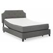 Pemberly Row Queen Foam Mattress and G Adjustable Bed Base in White
