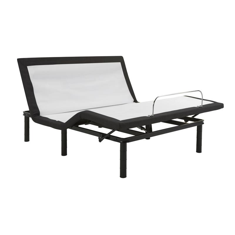 Pemberly Row Queen Foam Mattress and P Adjustable Bed Base in White