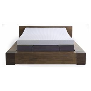 Pemberly Row 12&quot Full Mattress and P Adjustable Bed Base in White