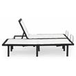 Pemberly Row Flippable King Split Mattress and H Bed Base in White