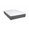 Pemberly Row Flippable Queen Mattress and P Bed Base in White