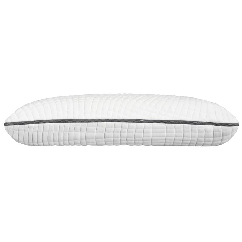 Pemberly Row Infused Ventilated King Memory Foam Pillow in White