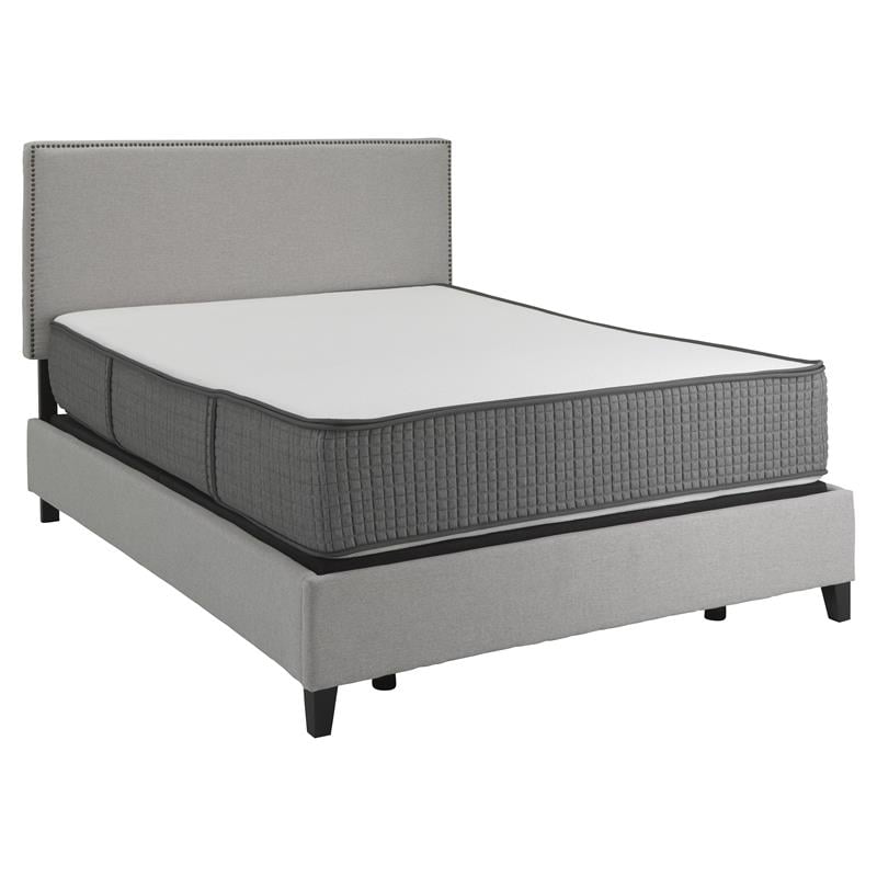 Pemberly Row Firm Flippable Twin Long Memory Foam Mattress in White