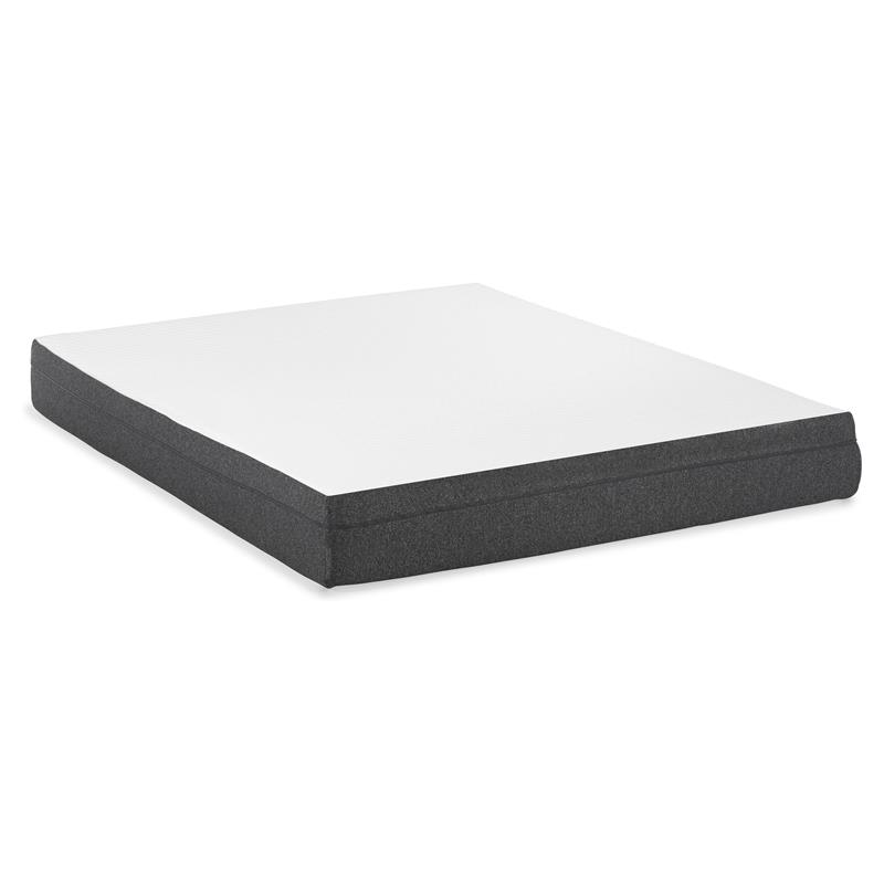 Pemberly Row Firm Gel Infused Cal King Memory Foam Mattress in White