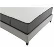 Pemberly Row Flippable King Split Mattress and G Bed Base in White