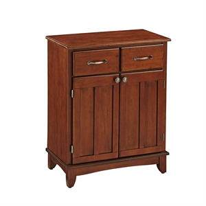 pemberly row wooden buffet server in cherry