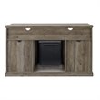 Pemberly Row Transitional Wood Fireplace TV Stand for TVs up to 58