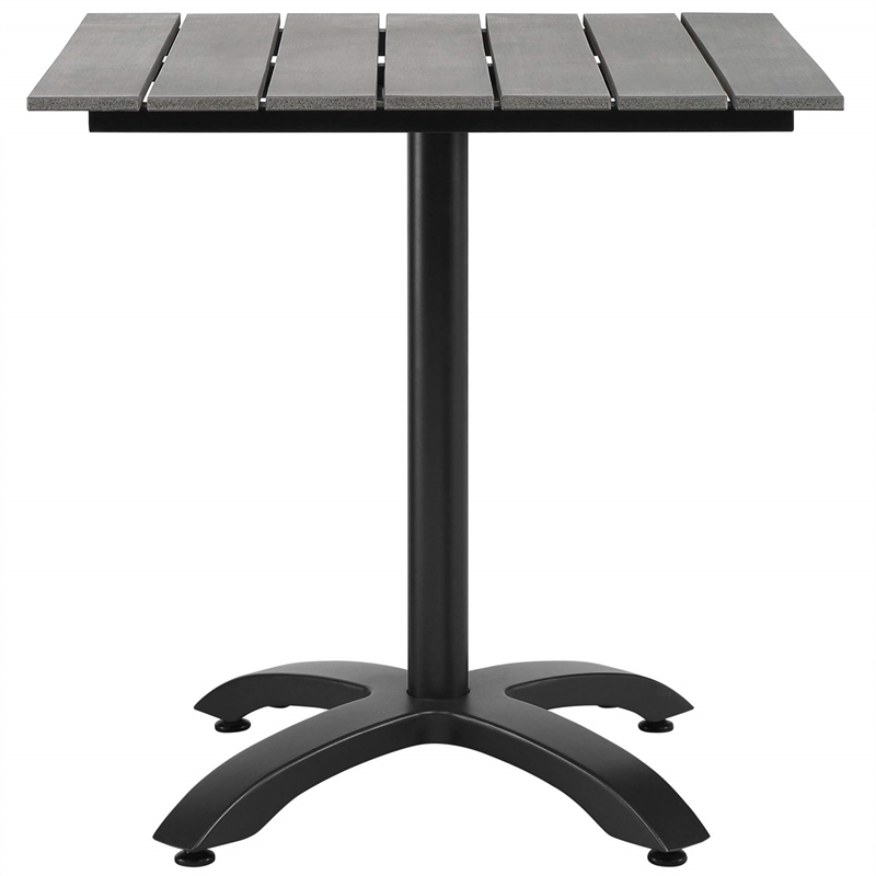Pemberly Row Outdoor Dining Table in Brown and Gray