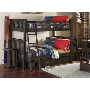 pemberly row full storage bunk bed