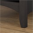 Pemberly Row Furniture Salinas 6 Cube Organizer in Vintage Black