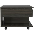 Pemberly Row Coffee Table with Casters in Espresso