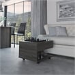 Pemberly Row Coffee Table with Casters in Espresso