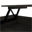 Pemberly Row Coffee Table with Casters in Espresso