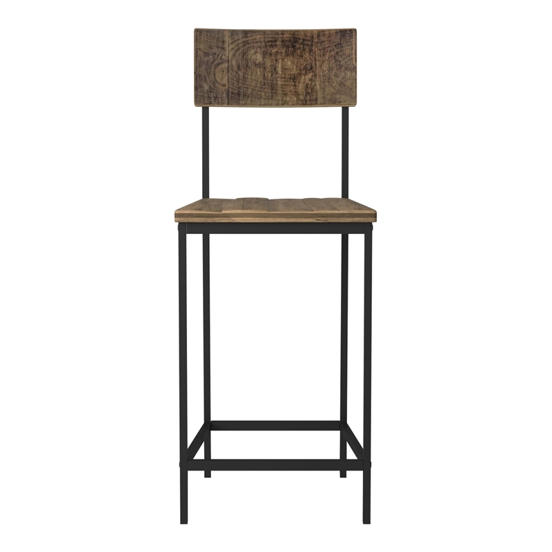 Pemberly Row Counter stool in Natural Wood (Set of 2)
