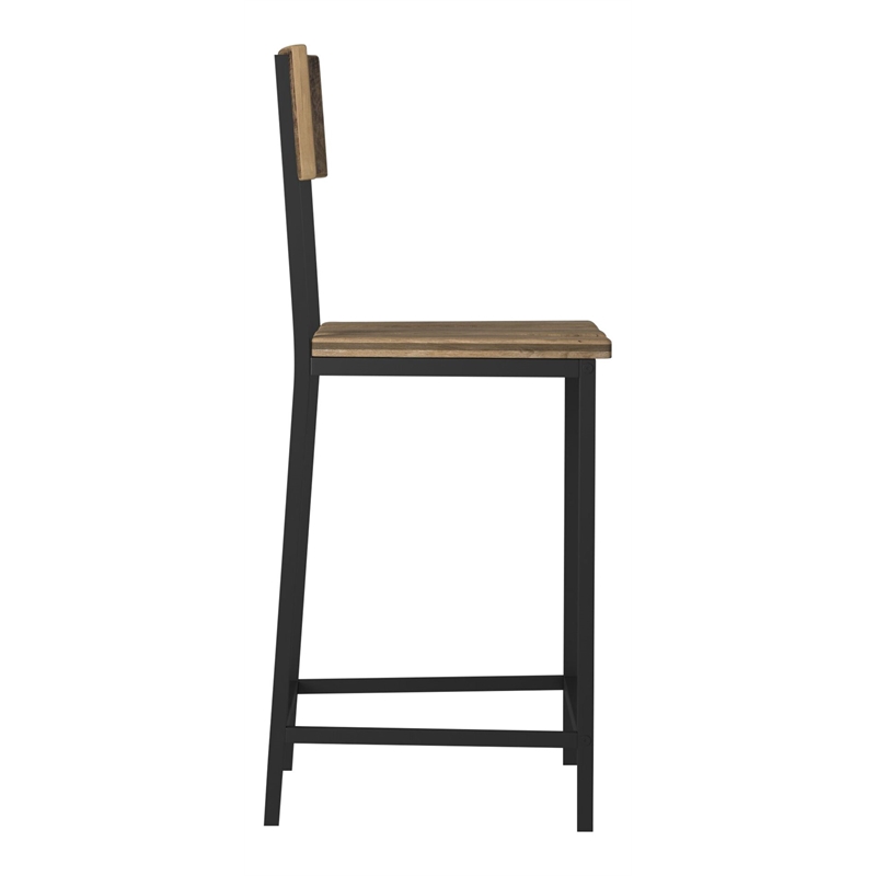 Pemberly Row Counter stool in Natural Wood (Set of 2)