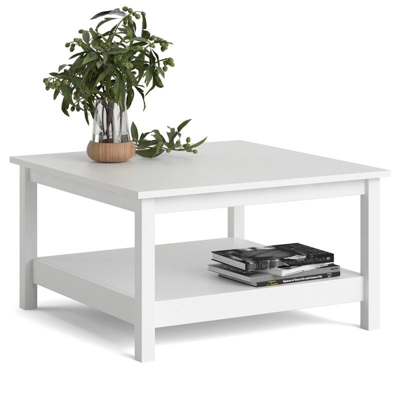Pemberly Row Coffee Table in White
