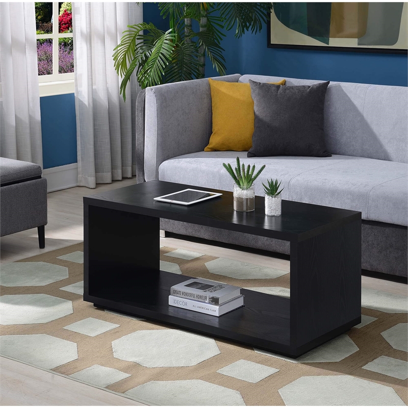 Pemberly Row Coffee Table in Black Wood