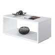 Pemberly Row Coffee Table in White Wood Finish