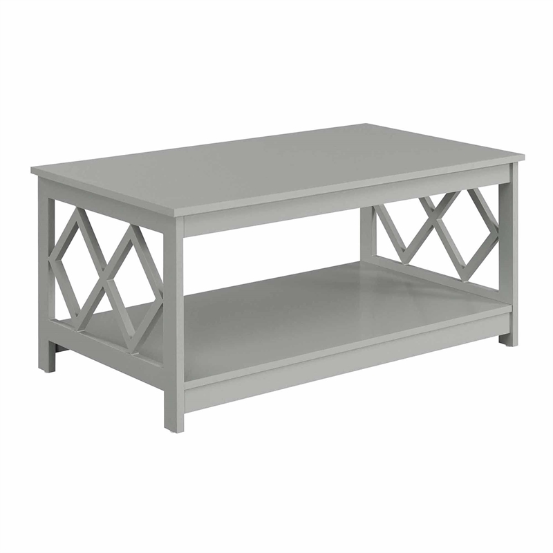 Pemberly Row Coffee Table in Gray Wood Finish