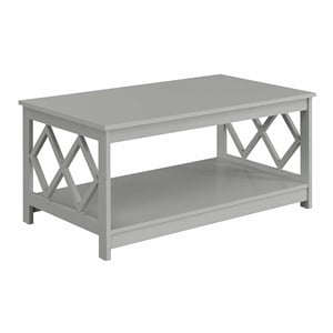 Pemberly Row Coffee Table in Gray Wood Finish