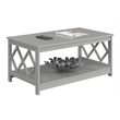 Pemberly Row Coffee Table in Gray Wood Finish