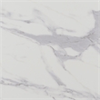 Pemberly Row Modern Square Coffee Table in Faux White Marble