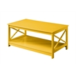 Pemberly Row Coffee Table in Yellow Wood Finish