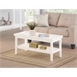 Pemberly Row Coffee Table in White Wood Finish