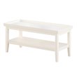 Pemberly Row Coffee Table in White Wood Finish