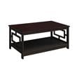 Pemberly Row Coffee Table in Espresso Wood Finish