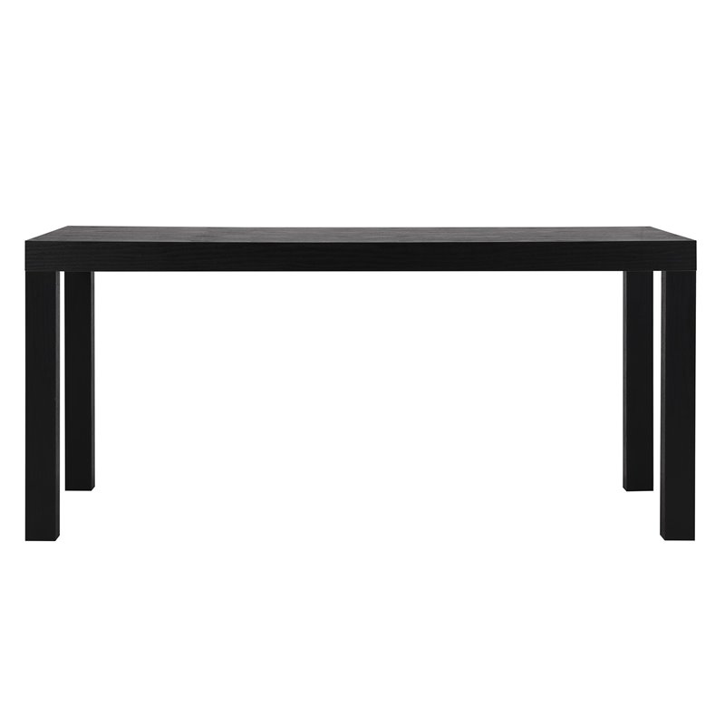 Pemberly Row Contemporary Coffee Table in Black