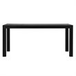 Pemberly Row Contemporary Coffee Table in Black