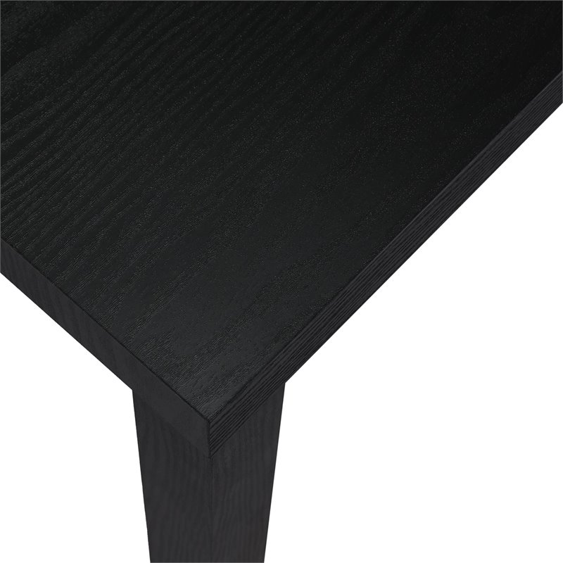 Pemberly Row Contemporary Coffee Table in Black