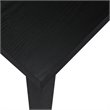 Pemberly Row Contemporary Coffee Table in Black