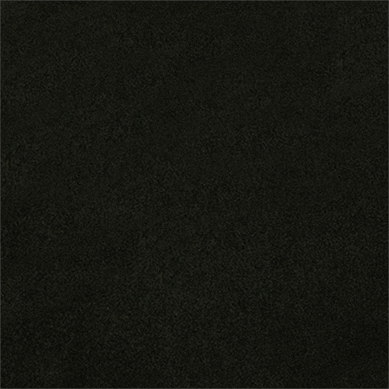 Pemberly Row Black and Bronze Rectangular Coffee Table with Glass Top