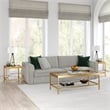 Pemberly Row Traditional Metal Coffee Table Brass