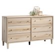 Pemberly Row Engineered Wood 6-Drawers Bedroom Dresser in Pacific Maple