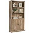 Pemberly Row 3-Shelf Modern Engineered Wood Bookcase in Lintel Oak