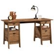Pemberly Row Executive Desk in Vintage Oak
