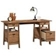 Pemberly Row Executive Desk in Vintage Oak