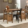 Pemberly Row Executive Desk in Vintage Oak