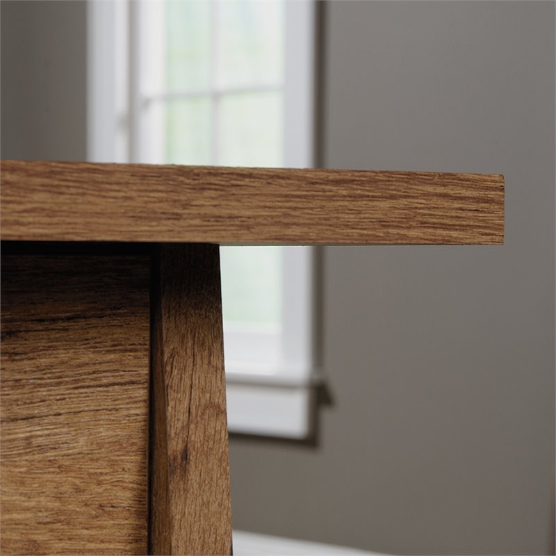 Pemberly Row Executive Desk in Vintage Oak