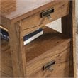 Pemberly Row Executive Desk in Vintage Oak