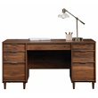 Pemberly Row Transitional Engineered Wood Computer Desk in Grand Walnut